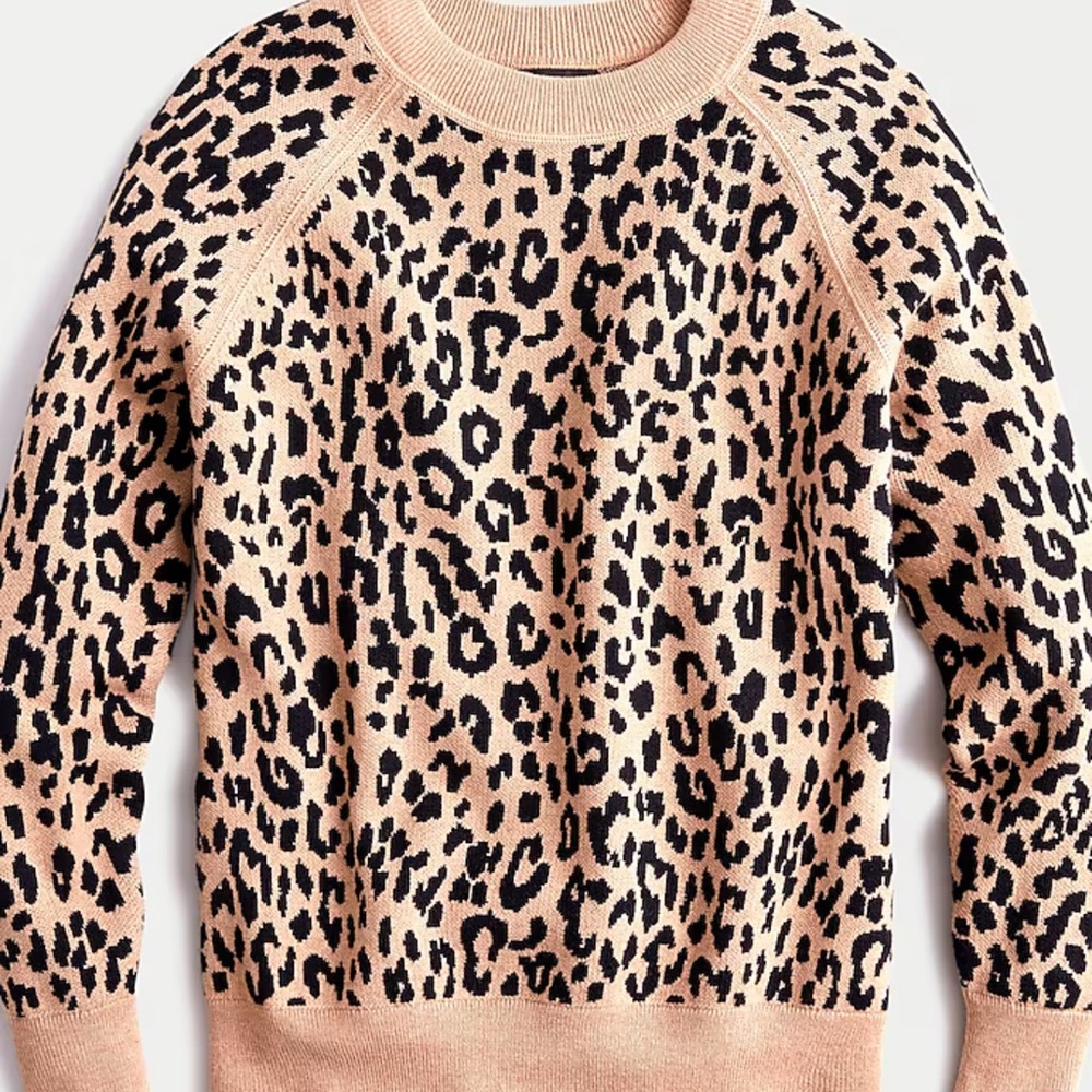J. Crew boyfriend crew neck sweater large nwt